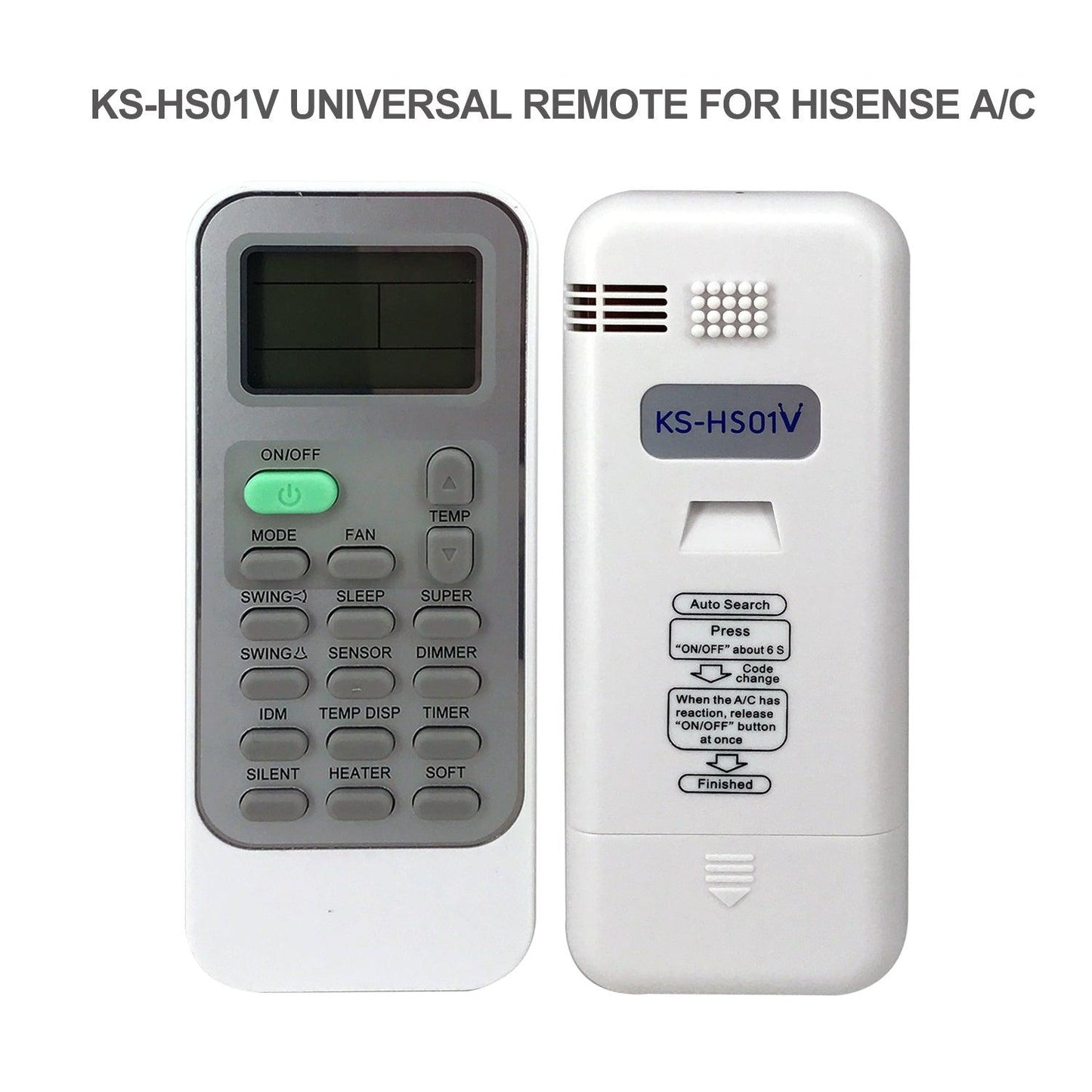 KS-HS01V Universal AC Remote Control For Hisense Air Conditioners