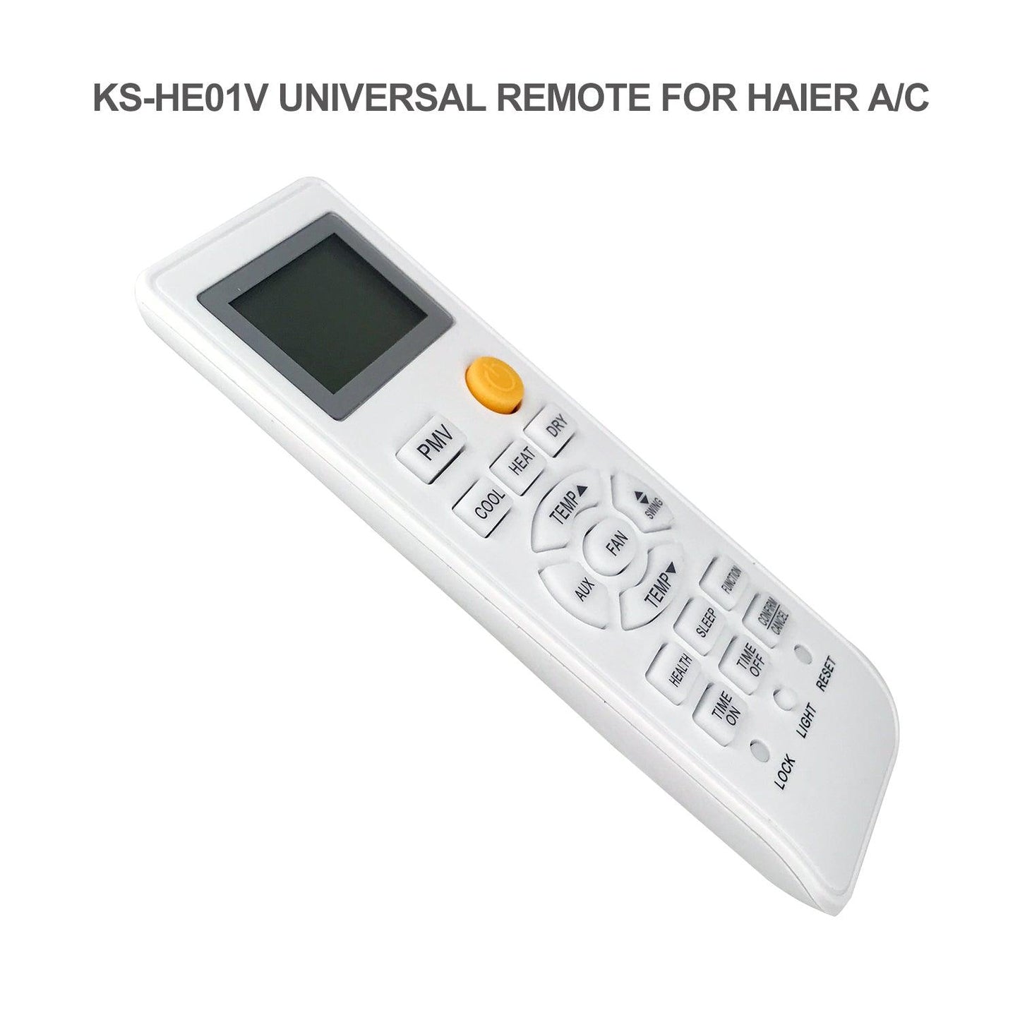 KS-HE01V Universal Remote Control Compatible With Haier Air Conditioners, AC Remote Control with Same Functions as Original