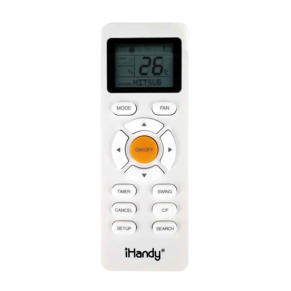 CRC1810 iHandy Universal Air Conditioner AC Remote Control For LG, Mitsubishi, Toshiba, Hitachi, Fujitsu, Sharp, Samsung, Sanyo, Gree, Haier