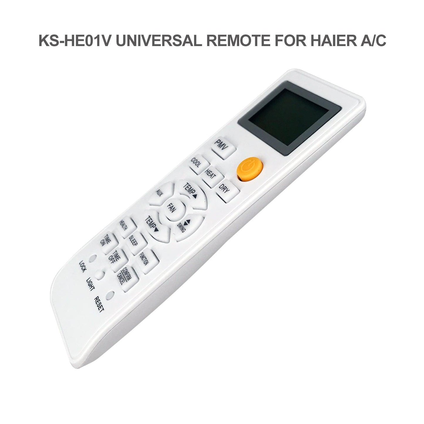 KS-HE01V Universal Remote Control Compatible With Haier Air Conditioners, AC Remote Control with Same Functions as Original