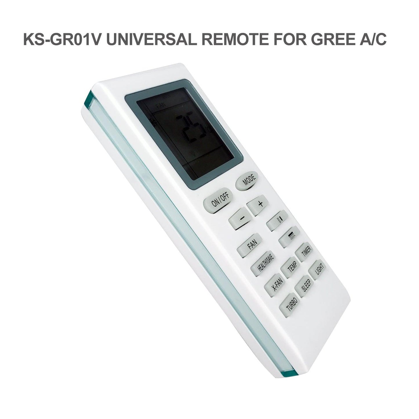 GR01V Universal Remote Control for Tosot, Kinghome, Gree/Gree Vita Air Conditioner & Heat Pump Air Conditioner, Auto Code Searching, Pairs with Multiple Models