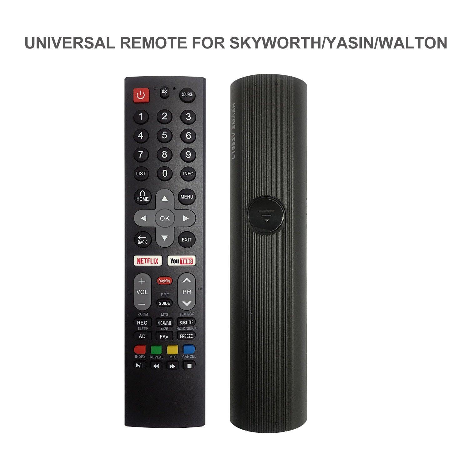 Universal Remote Control Replacement for Skyworth Walton Yasin TV