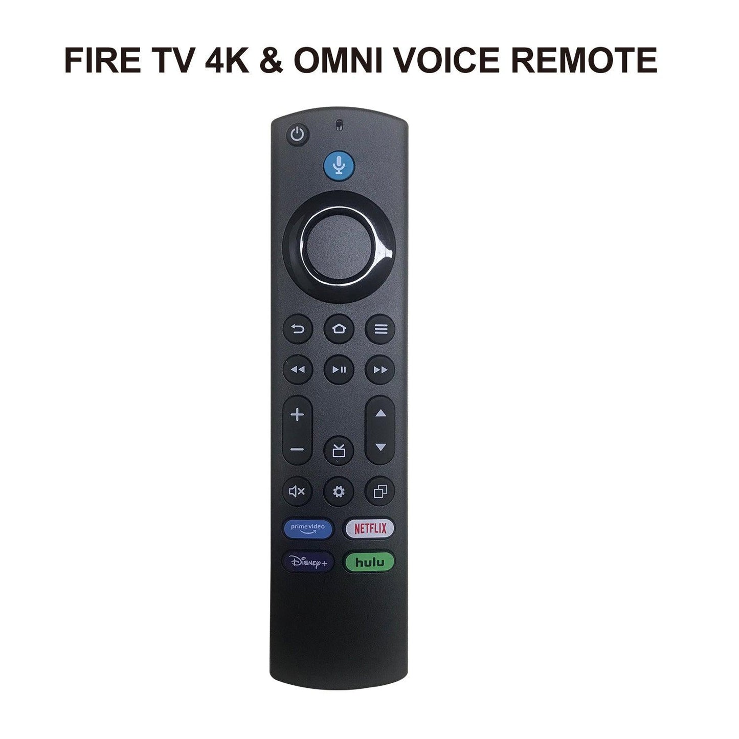 Voice Replacement Remote fit for Amazon Omni Series Fire TV 43" 50" 55" 65" 75" 4K UHD Smart TV 4K65M600A 4K43M600A 4K55M600A 4K75M600A 4K50M600A Amazon Fire TV 4-Series 4K50N400A 4K43N400A 4K55N400A