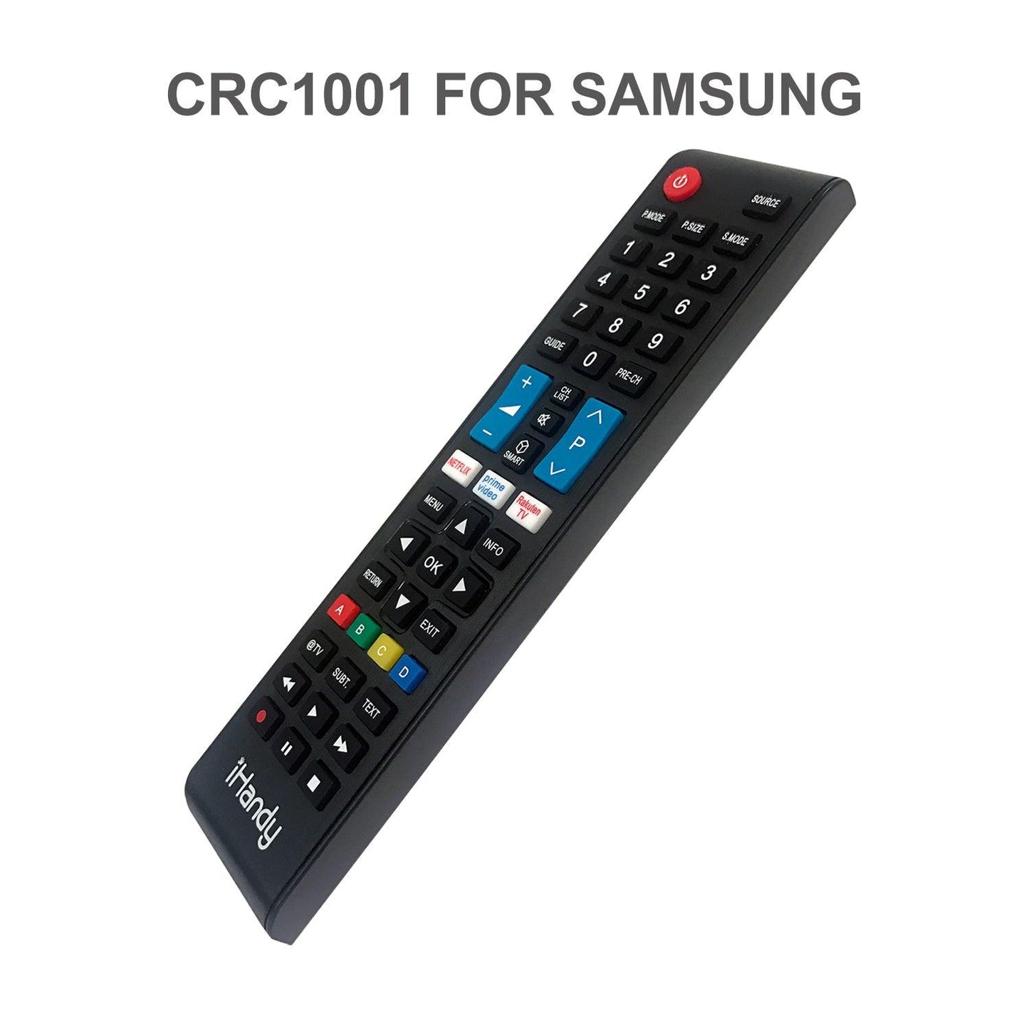 CRC1001 iHandy All-In-One Universal TV Remote Control For Samsung TV, Works With Most BN59/ AA59 Series Models