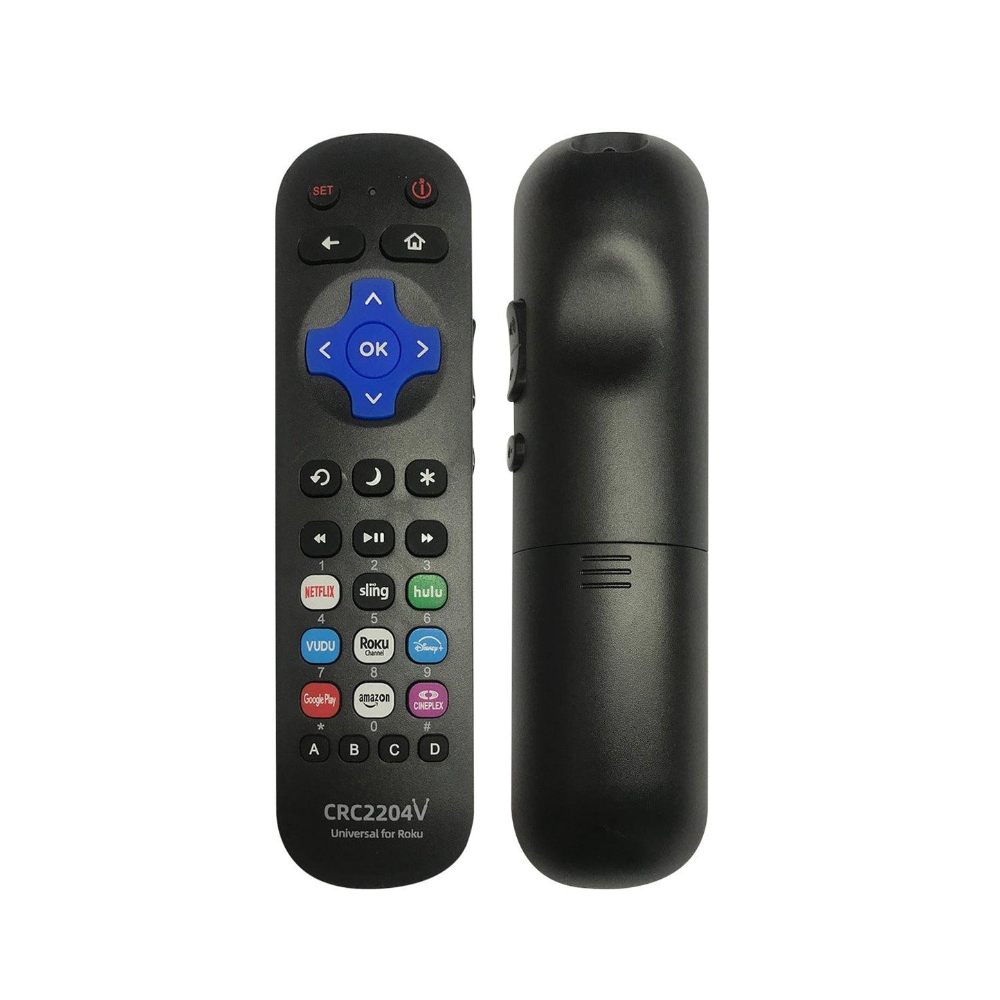 Remote Control For All Roku TV, For TCL, Insignia, Hisense, Sharp, Element, Hitachi, RCA, JVC, Onn, Philips TV With Roku TV System [Not For Roku Stick]