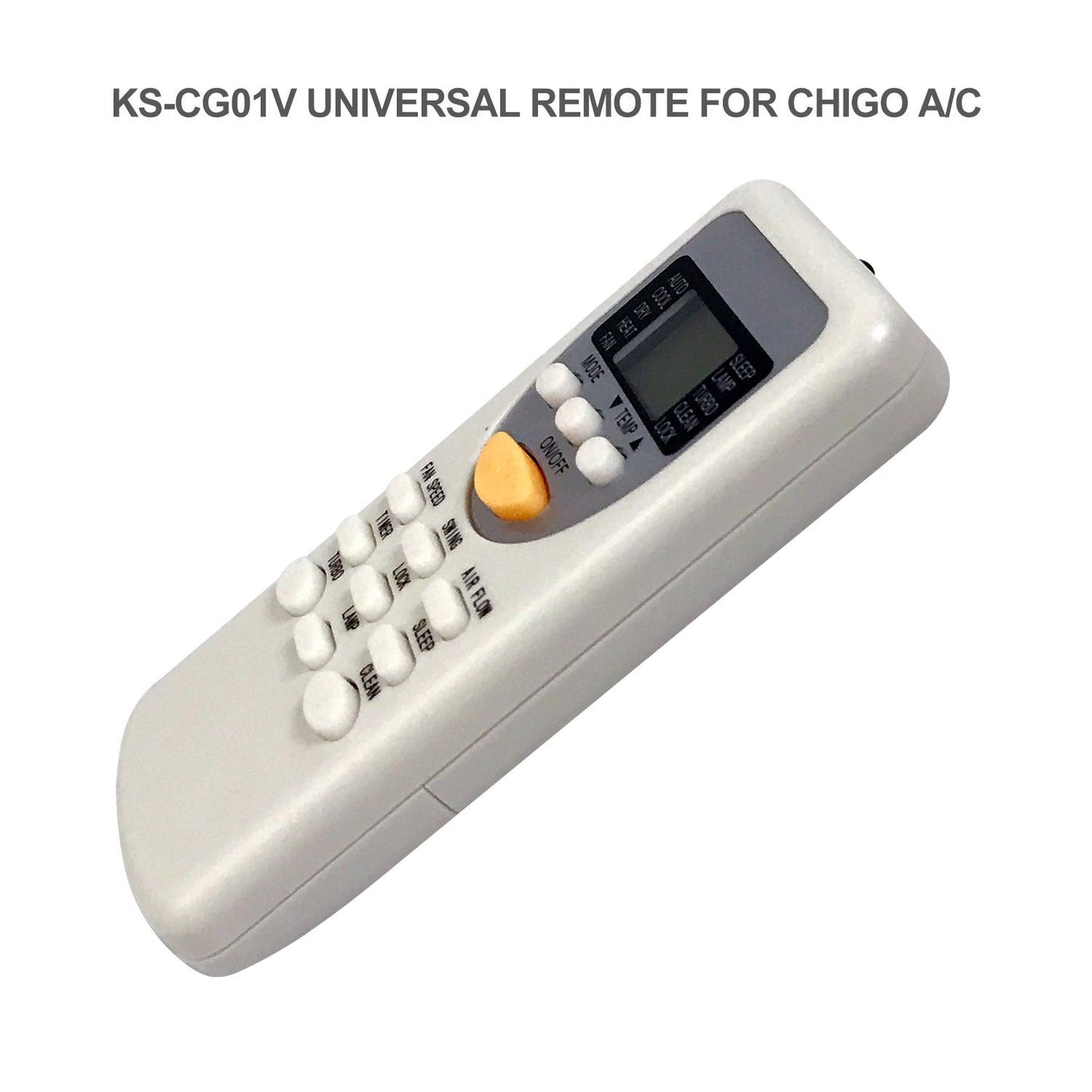 Sealayer KS-CG01V Universal Remote Control Compatible With Chigo Air Conditioners, AC Remote Control with Same Functions as Original