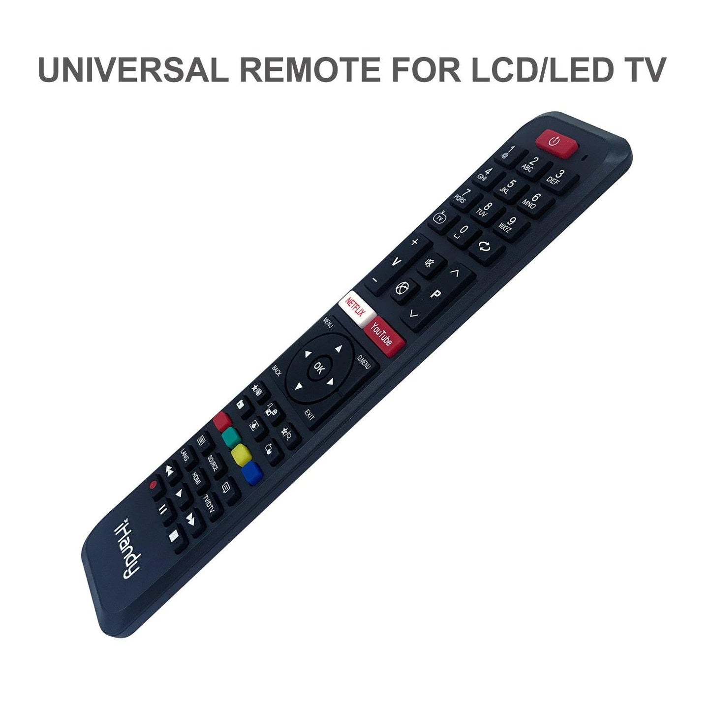 CRC6001 Universal TV Remote Control Works with Telefunken Vestel Beko LCD LED HDTV 3D TVs