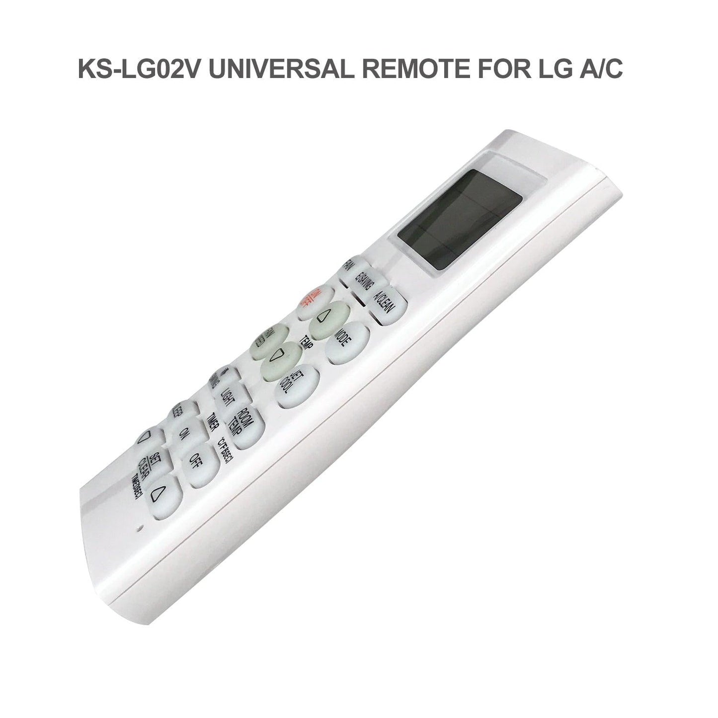 KS-LG02V Universal AC Remote Control For LG Air Conditioners, With Same Functions as Original Devices