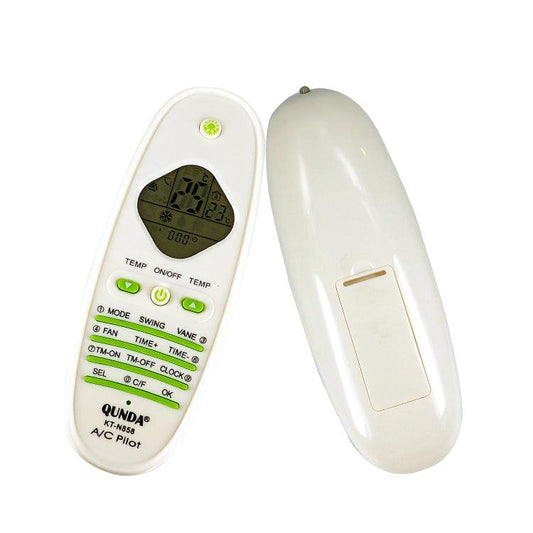 KT-N858 Universal Air Conditioner AC Remote Control 2000-In-1, For LG Mitsubishi Toshiba Hitachi Fujitsu Daewoo Sharp Samsung Electrolux Sanyo Aux Gree Carrier York Trane Haier Rowa