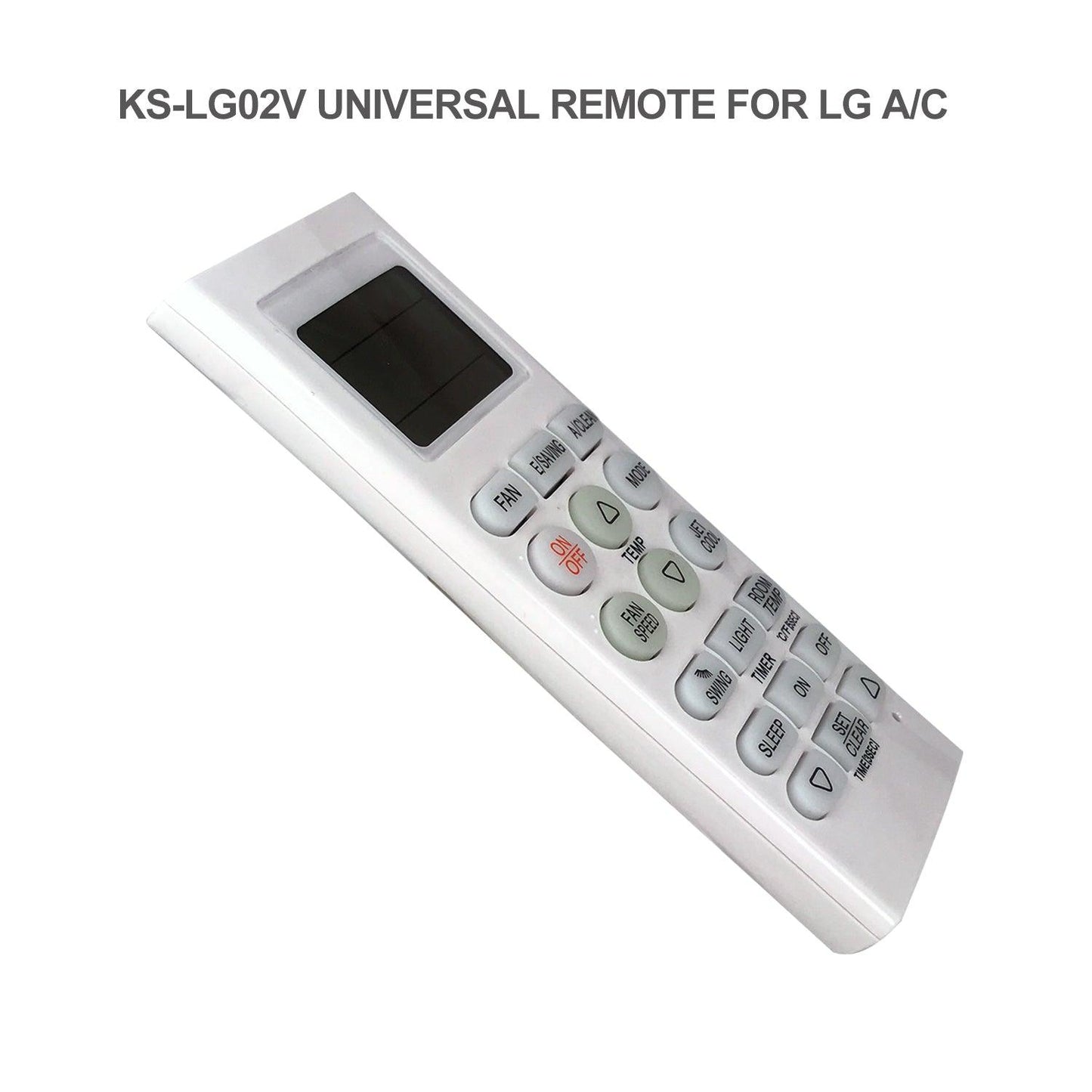 KS-LG02V Universal AC Remote Control For LG Air Conditioners, With Same Functions as Original Devices