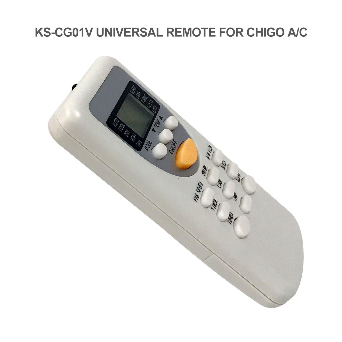 Sealayer KS-CG01V Universal Remote Control Compatible With Chigo Air Conditioners, AC Remote Control with Same Functions as Original