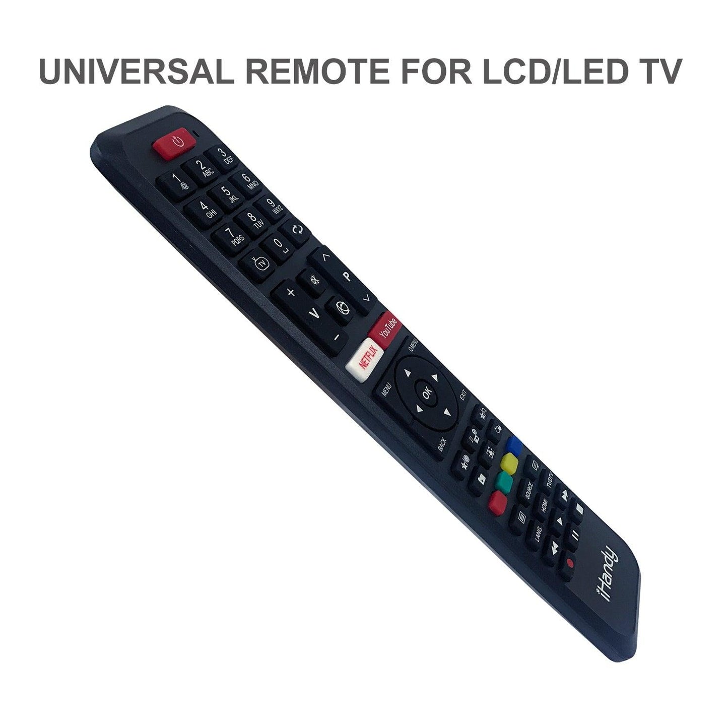 CRC6001 Universal TV Remote Control Works with Telefunken Vestel Beko LCD LED HDTV 3D TVs