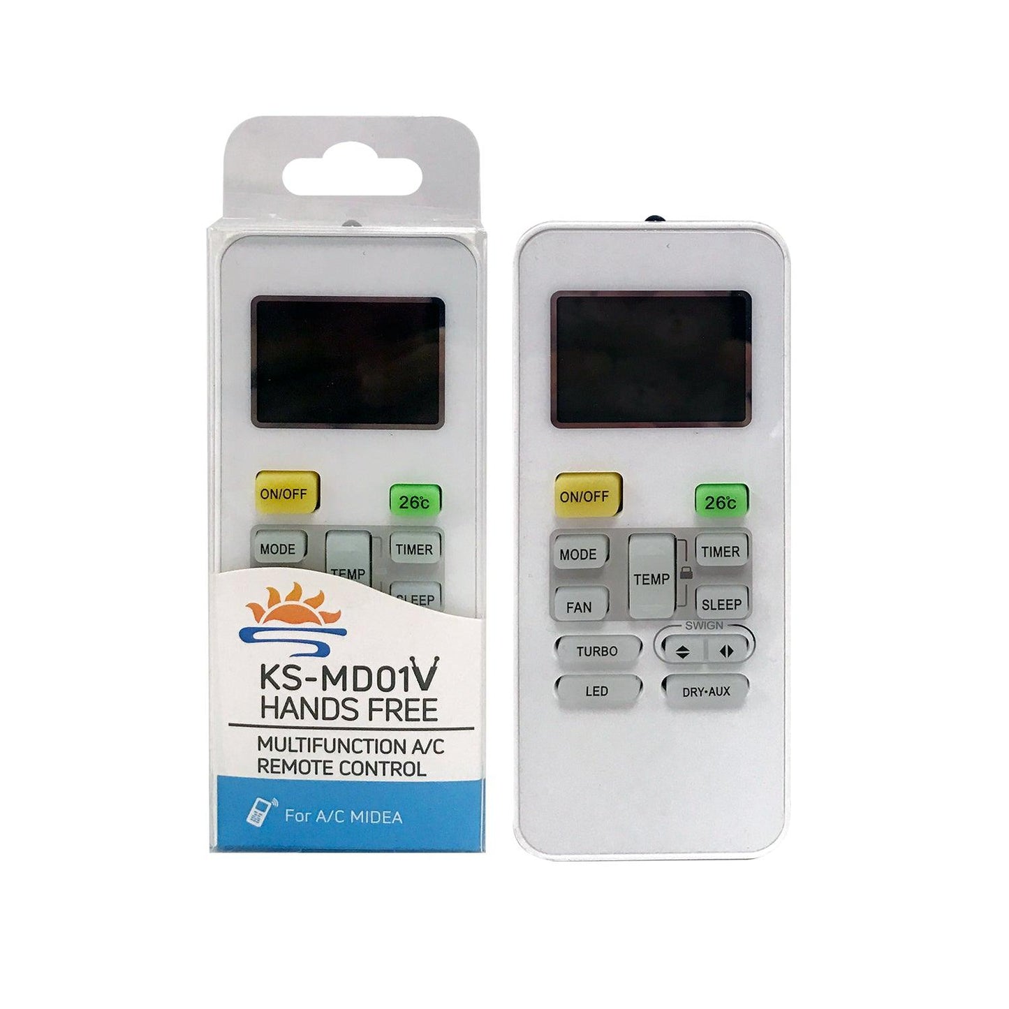 MD01V Universal AC Remote Control For MDV Air Conditioner & Midea Air Conditioner, Auto Code Searching for Most Models