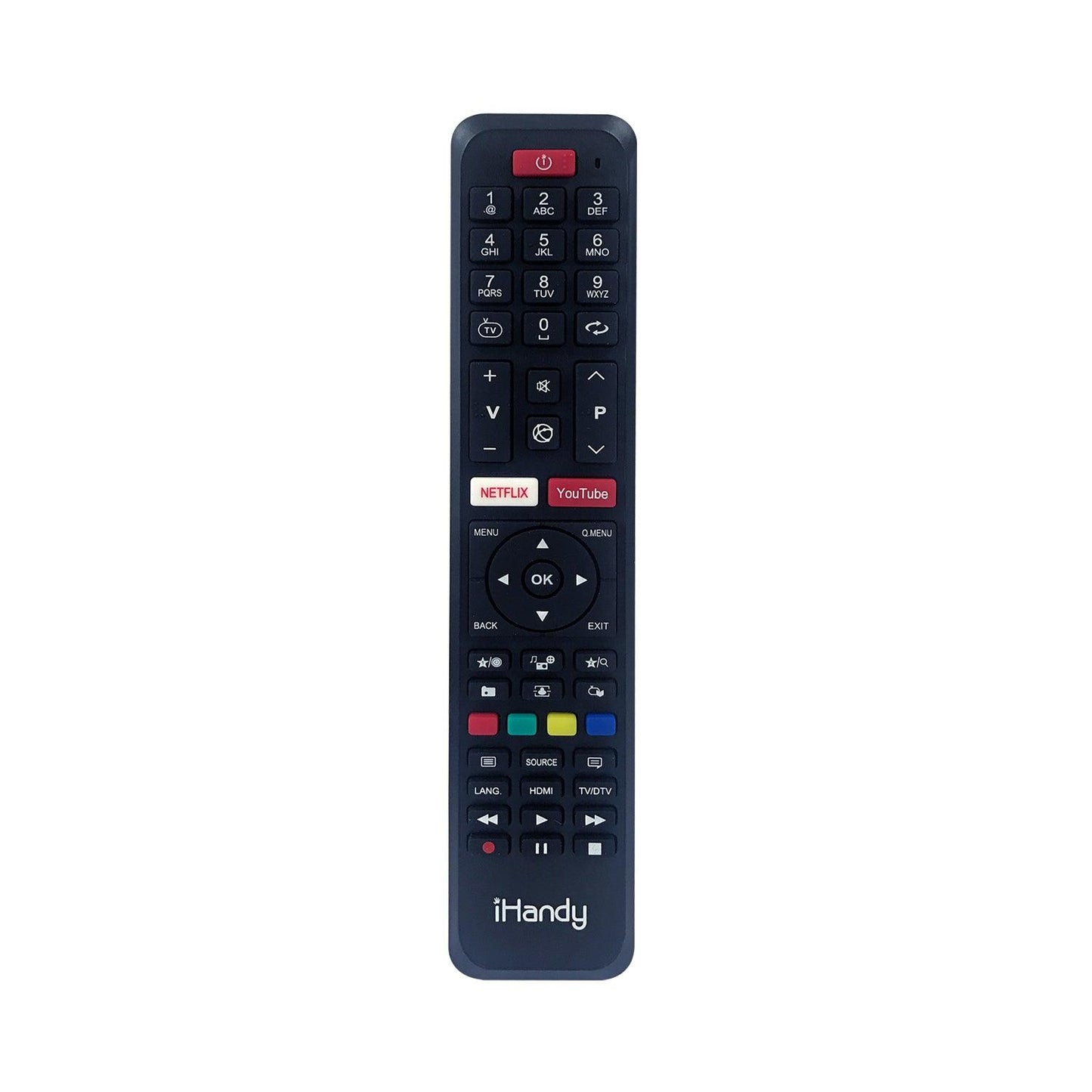 CRC6001 Universal TV Remote Control Works with Telefunken Vestel Beko LCD LED HDTV 3D TVs