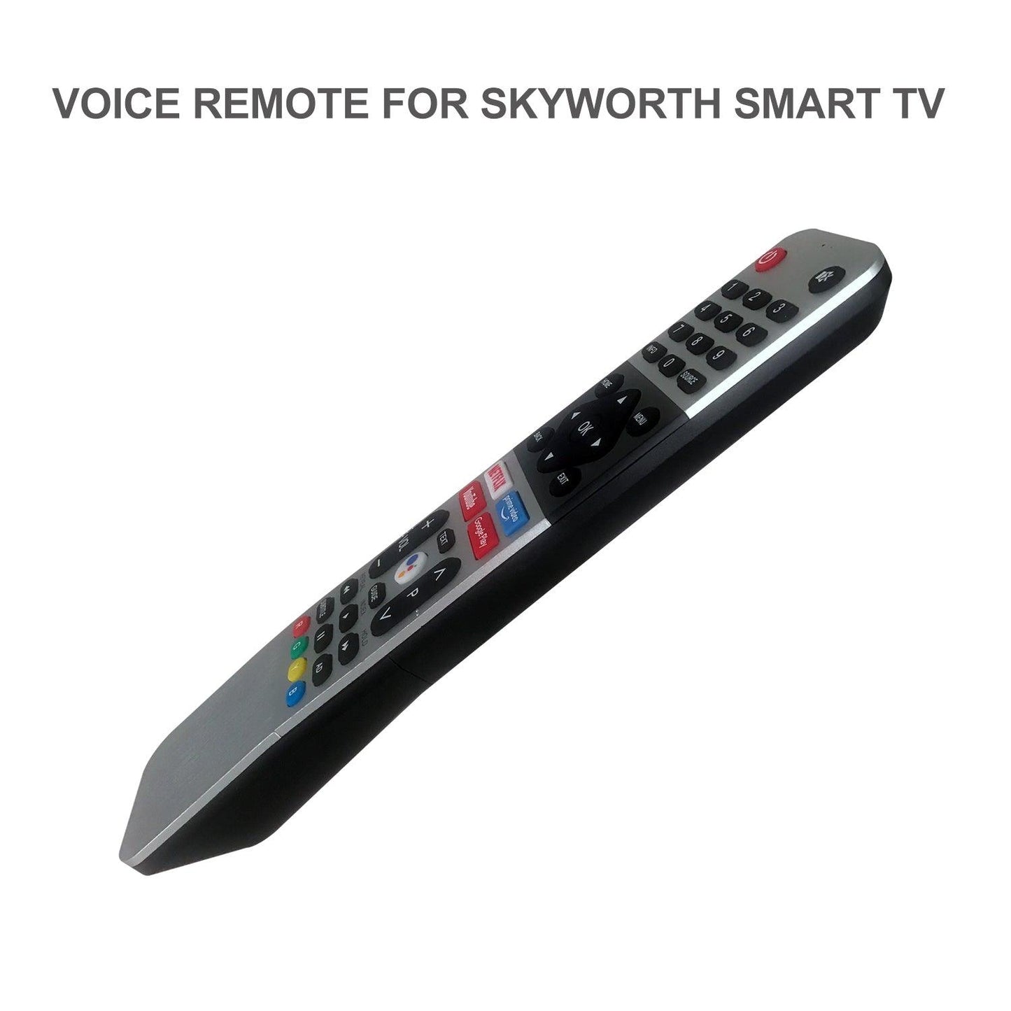 SWV01 BT-SKW Voice Remote Control For Skyworth TV, Works With Most Models, 539C, HS, UB Series And More