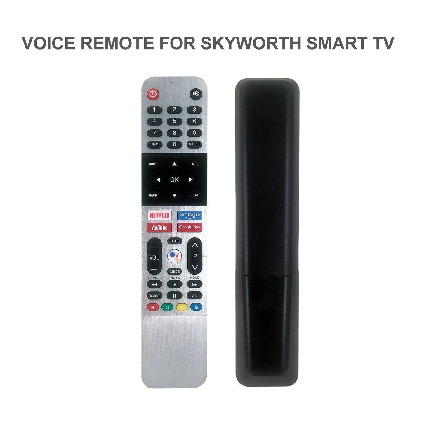 SWV01 BT-SKW Voice Remote Control For Skyworth TV, Works With Most Models, 539C, HS, UB Series And More