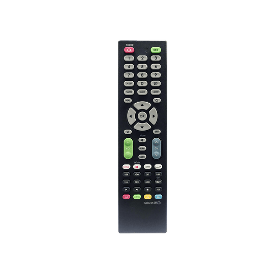 CRC014V Lite Universal TV Remote Control for LG, Samsung, Sony, Hisense, Panasonic, Philips, Sharp, Sanyo, Toshiba, Hitachi, TCL