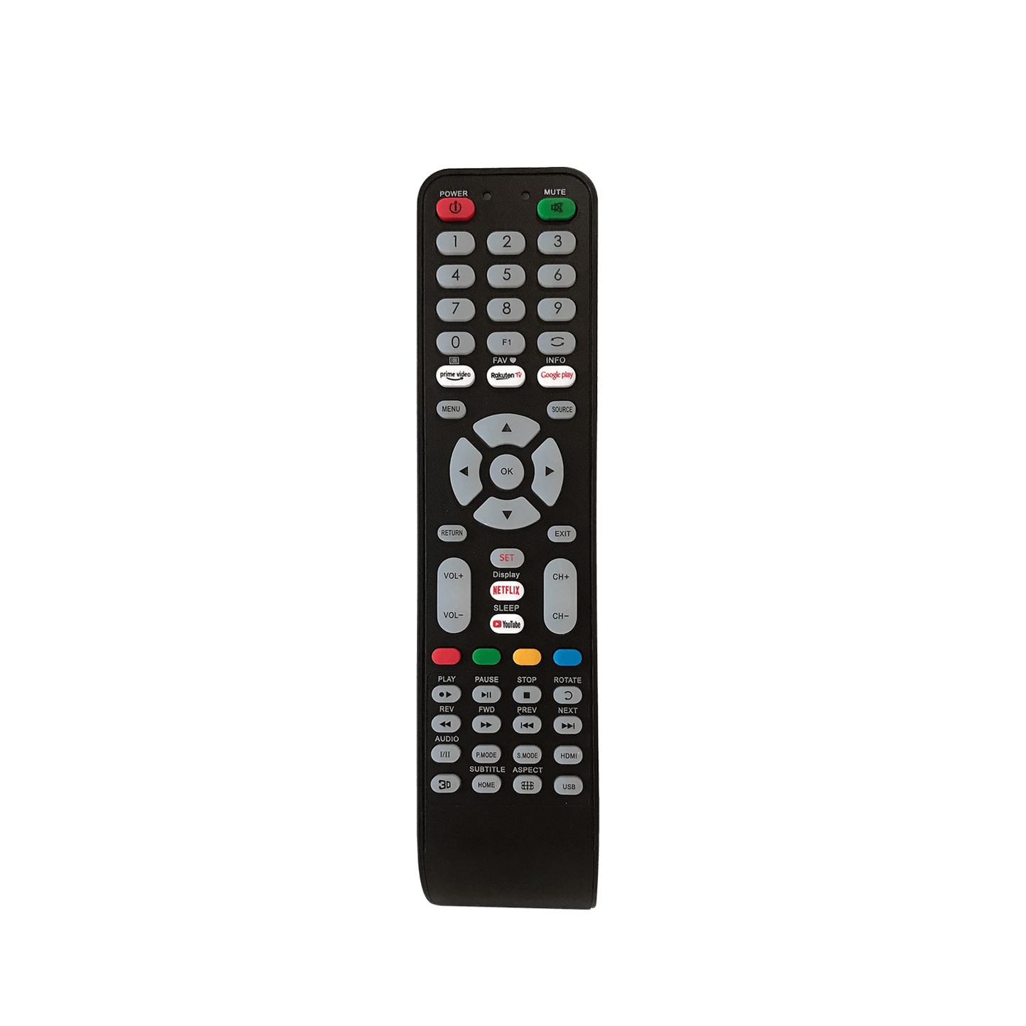 CRC1210V Universal TV Remote Control for LG, Samsung, Sony, Hisense, Panasonic, Philips, Sharp, Sanyo, Toshiba, Hitachi, TCL