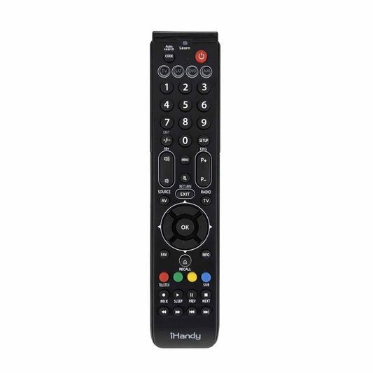 CRC1806 4-in-1 Remote Control For TV, SAT Satalite TV, DVD Player, AUX Home Theatre With IR Learning Function