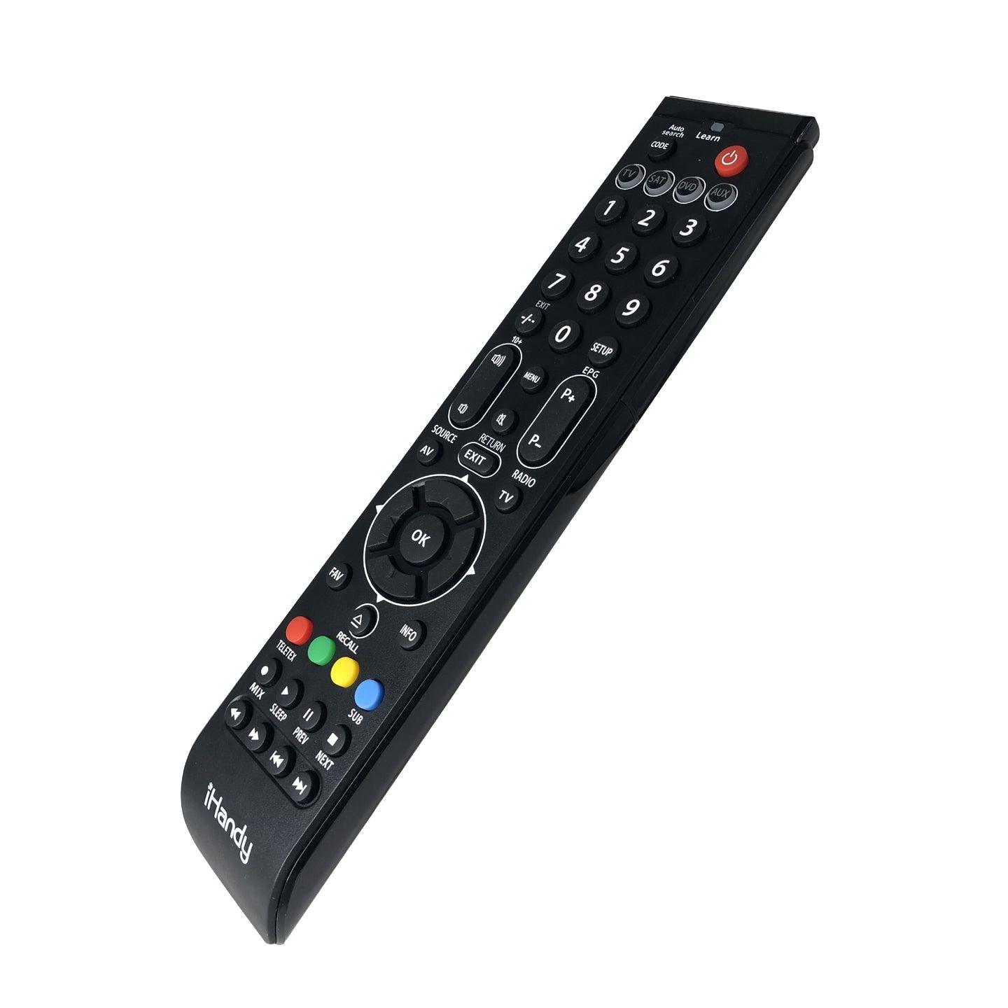 CRC1806 4-in-1 Remote Control For TV, SAT Satalite TV, DVD Player, AUX Home Theatre With IR Learning Function