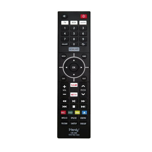 CRC86E All-In-One Universal IR Learning Remote Control For Any TV VCR CBL DVD SAT STR-TV CD VCD HI-FI Media Players