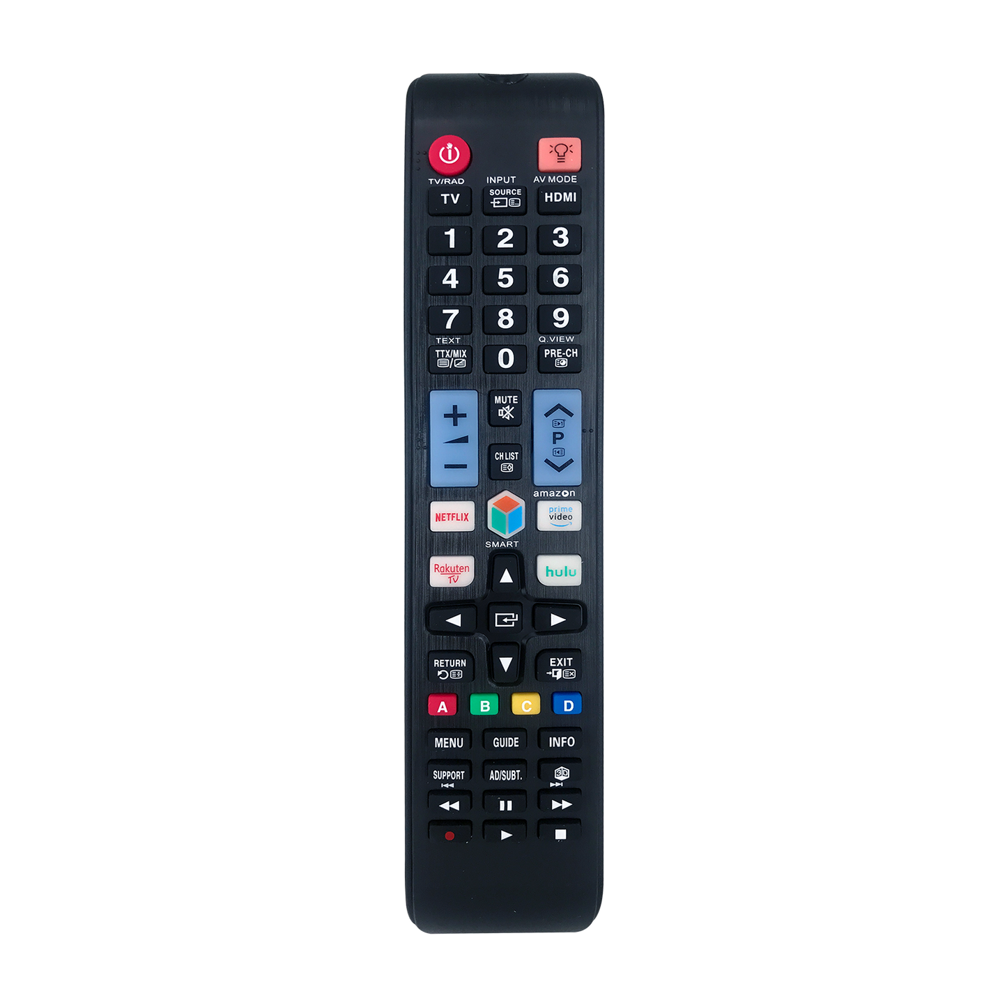 D1078V Universal TV Remote Control Work with Samsung LCD LED HDTV 3D TVs