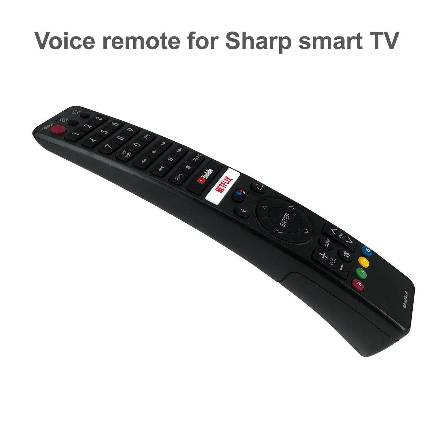 Voice Remote Control BT-GB326 GB326WJSA For Sharp AQUOS TV, Smart TV 2T Series, 4T Series Multiple Models