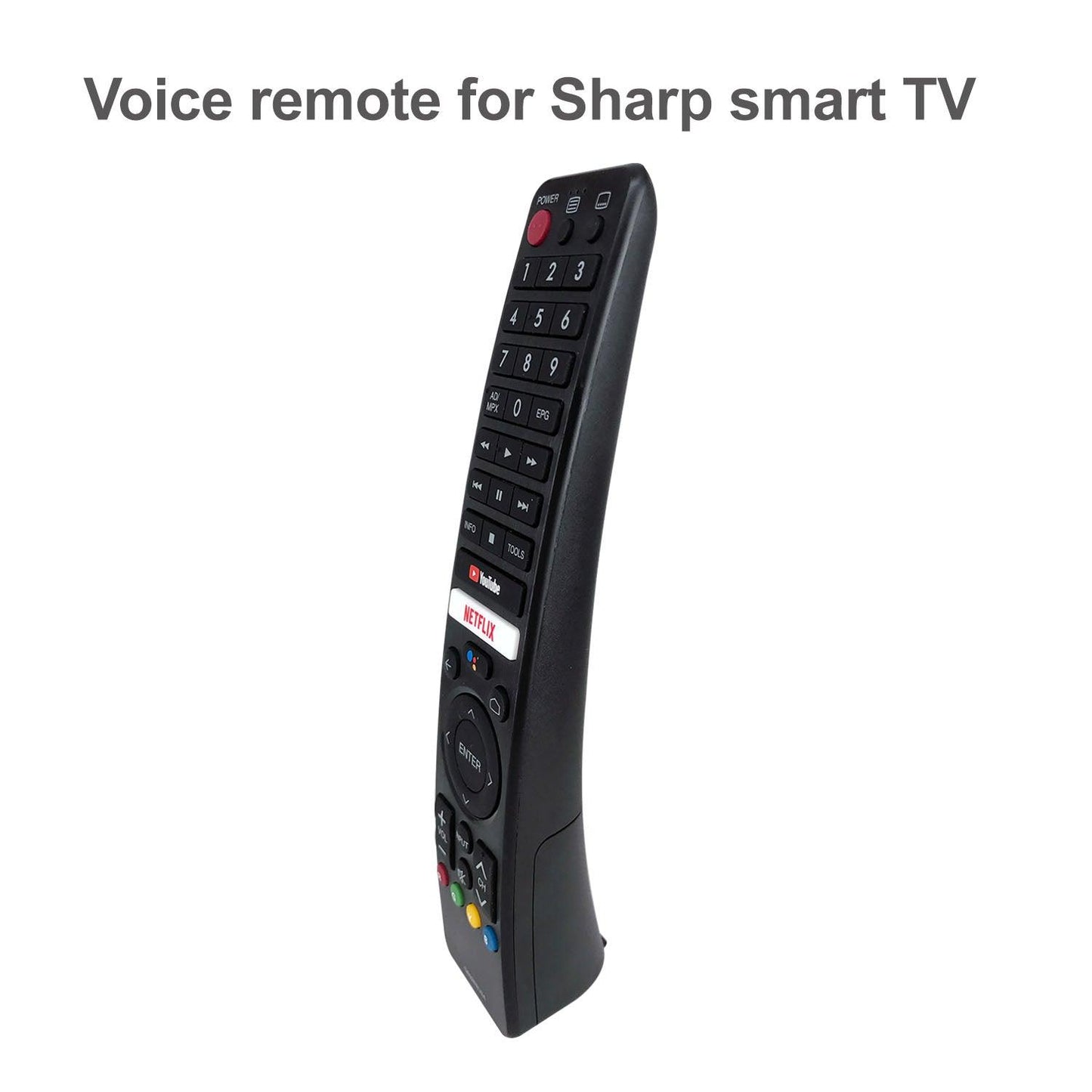 Voice Remote Control BT-GB326 GB326WJSA For Sharp AQUOS TV, Smart TV 2T Series, 4T Series Multiple Models