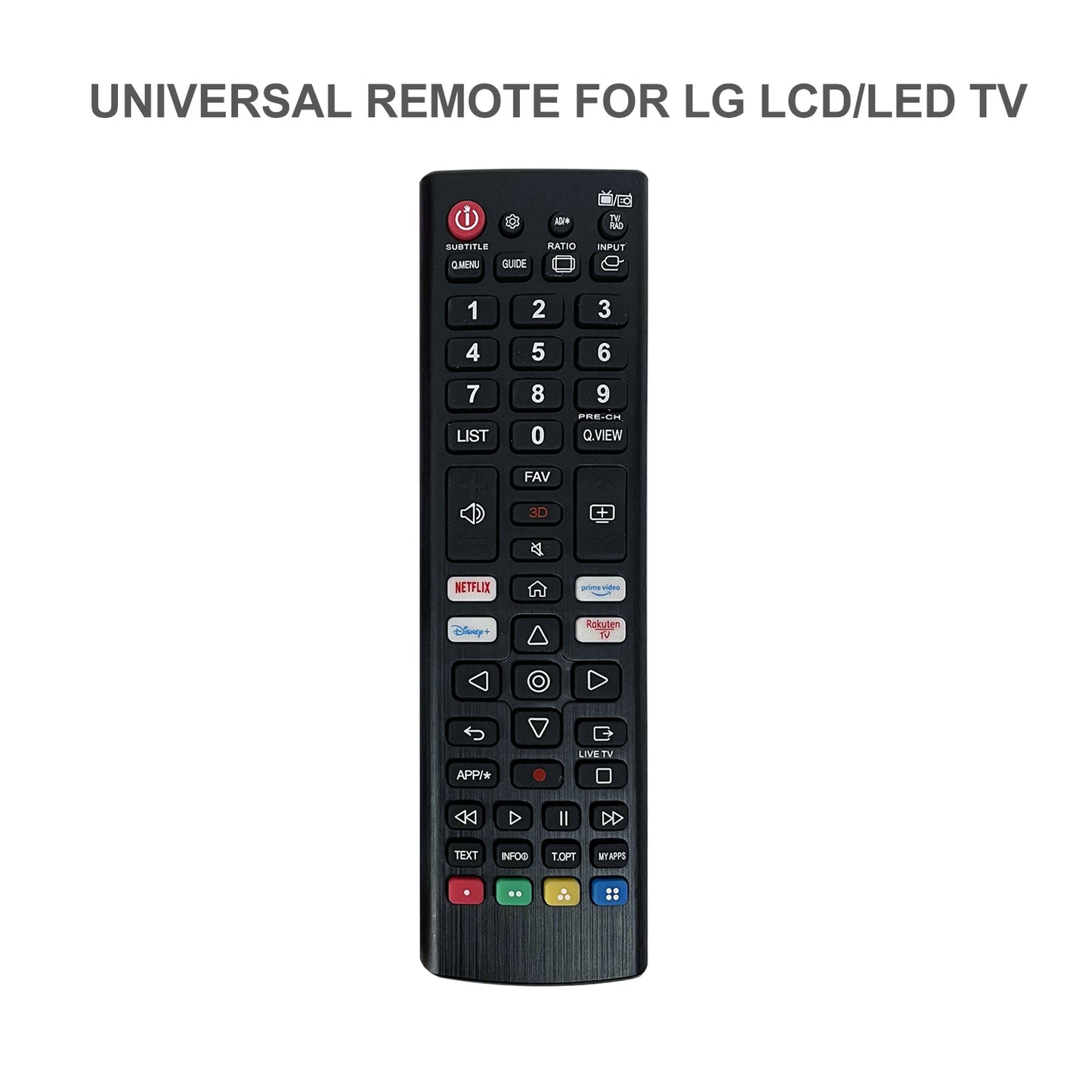 L1379V TV Replacement Remote Control For LG LCD LED HDTV 3D TV, AKB75095307 And More.