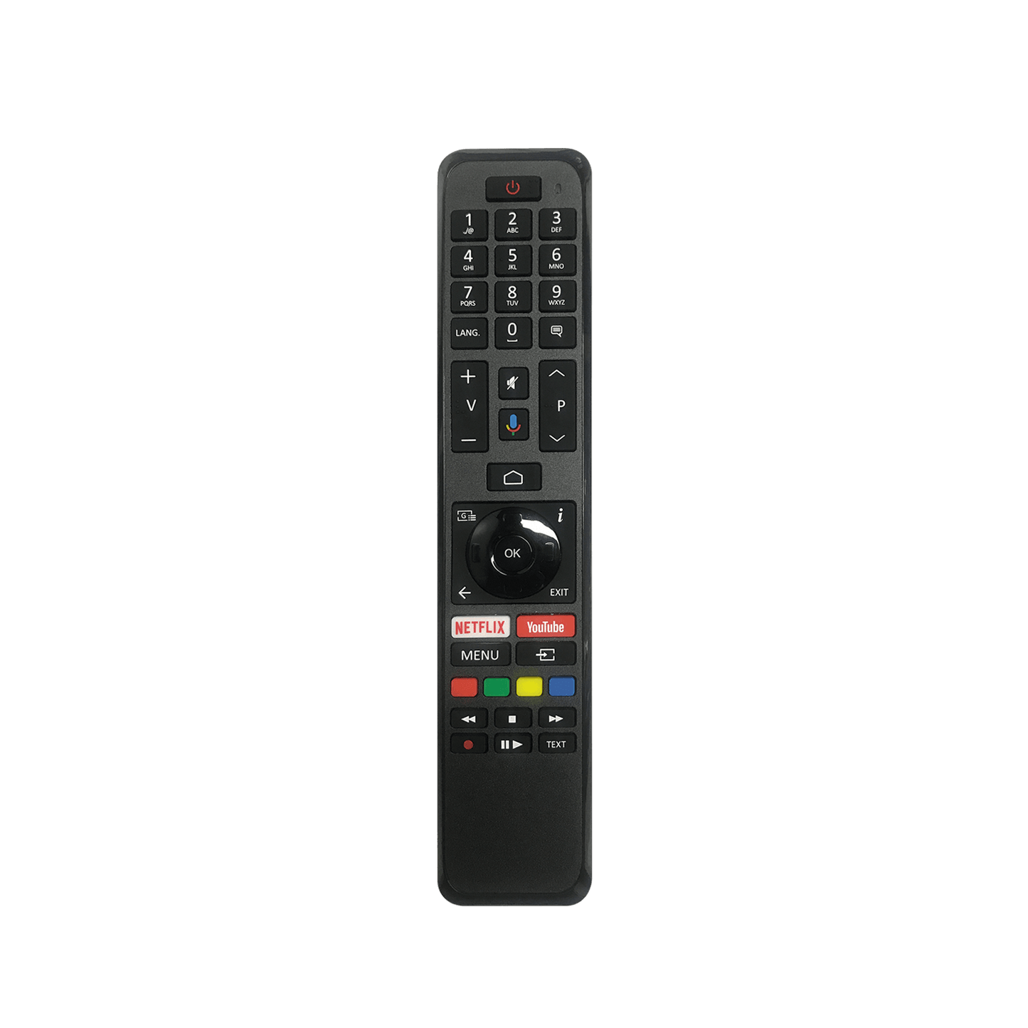 VTV01 Replace RC43161 Remote Control for VESTEL Smart LED LCD TV with Netflix Voice Function